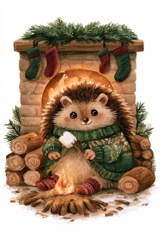 Cozy Winter Characters Generator