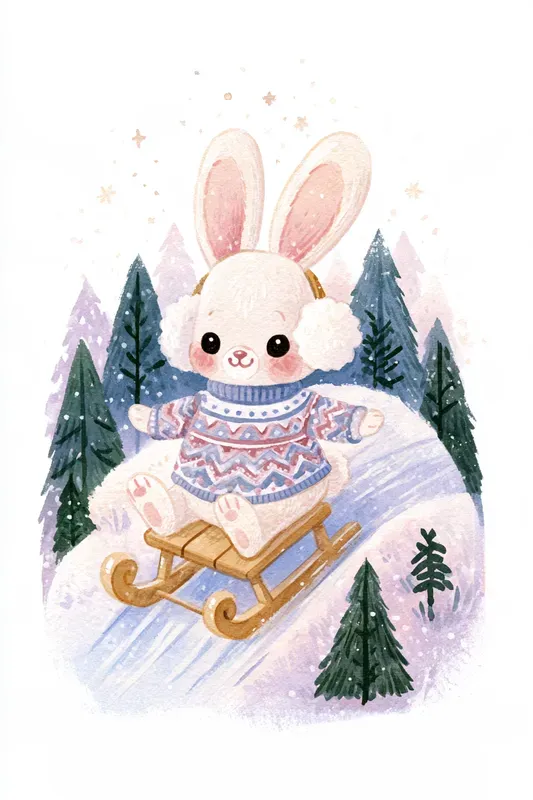 Cozy Winter Characters Generator