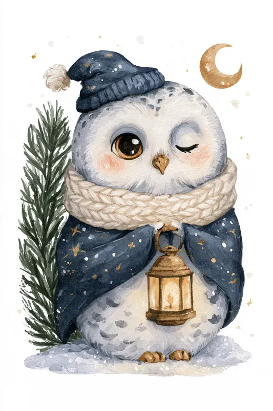 Cozy Winter Characters Generator