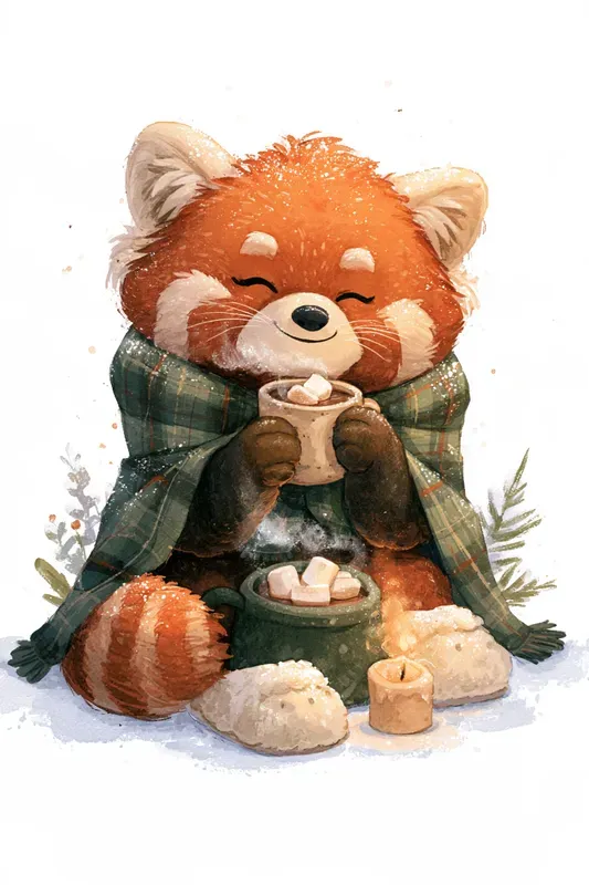 Cozy Winter Characters Generator