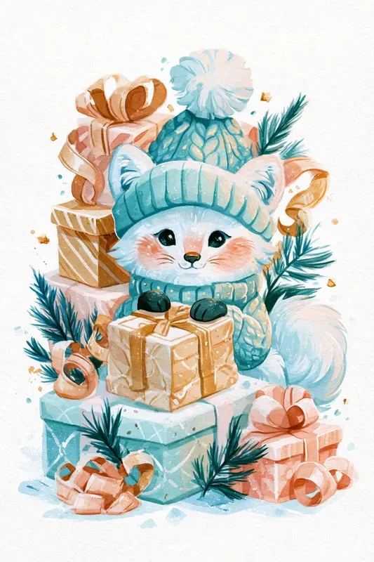 Cozy Winter Characters Generator