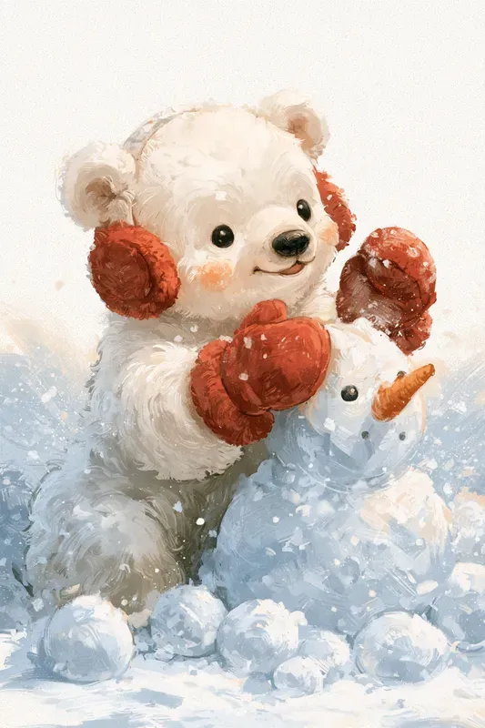 Cozy Winter Characters Generator