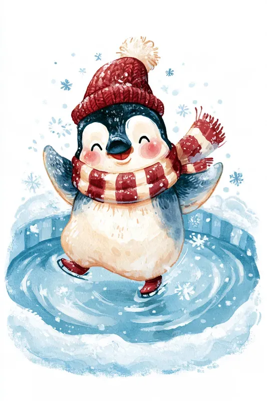 Cozy Winter Characters Generator