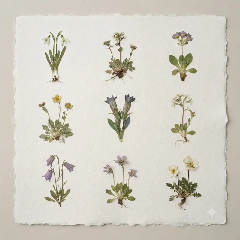 Pressed Botanical Shadow Poster Builders