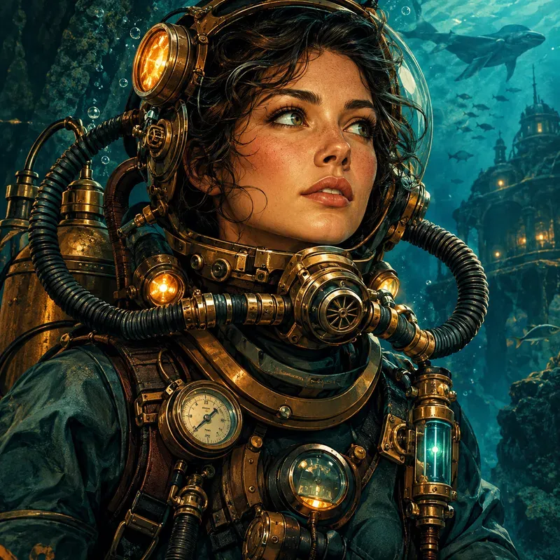 Retrofuturist Tech Portraits