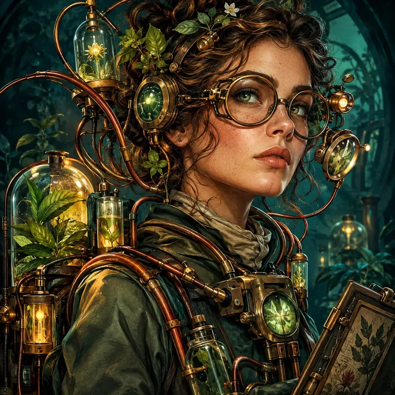 Retrofuturist Tech Portraits