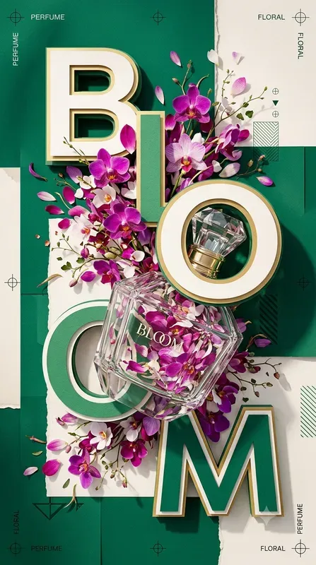 3D Papercut Typography Overlay Posters