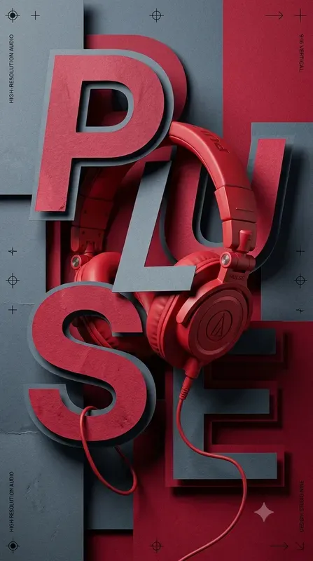 3D Papercut Typography Overlay Posters