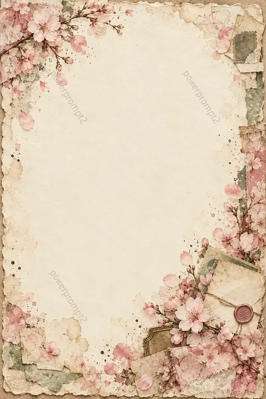 Vintage Collage Stationery