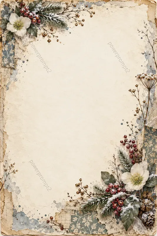 Vintage Collage Stationery