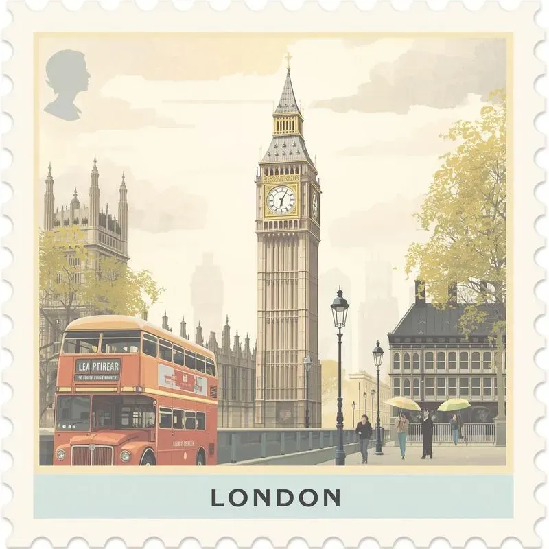 Dreamy Pastel Travel Stamp Collections