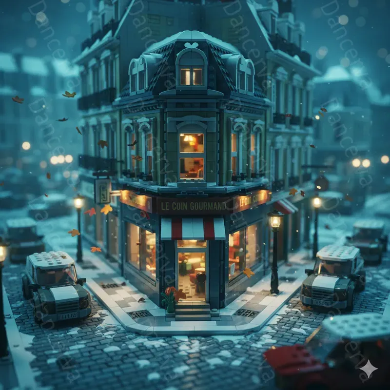 Bricked Noir Urban Dioramas