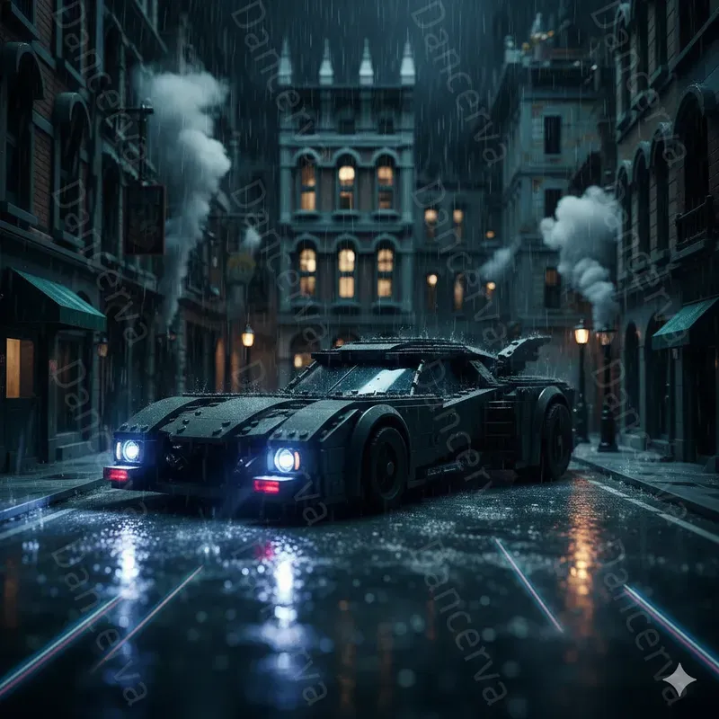 Bricked Noir Urban Dioramas