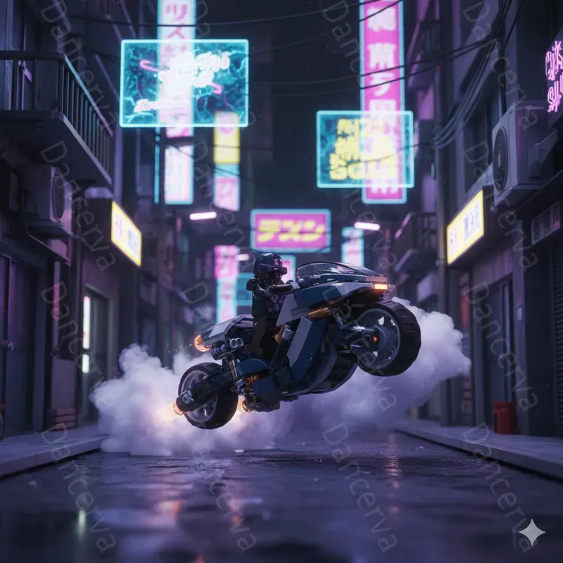 Bricked Noir Urban Dioramas