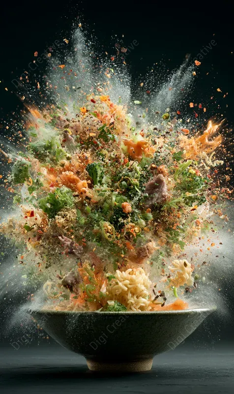 Explosive Gourmet Food Ads