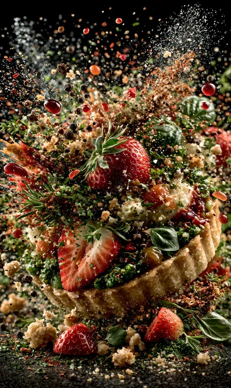Explosive Gourmet Food Ads