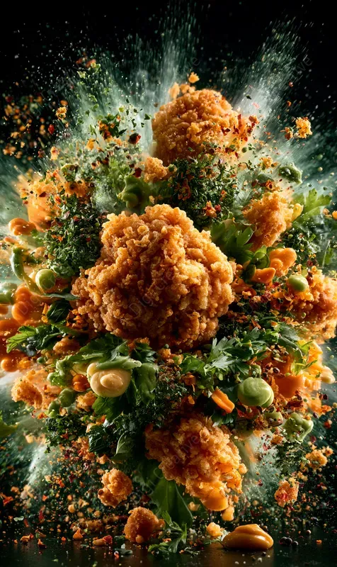 Explosive Gourmet Food Ads