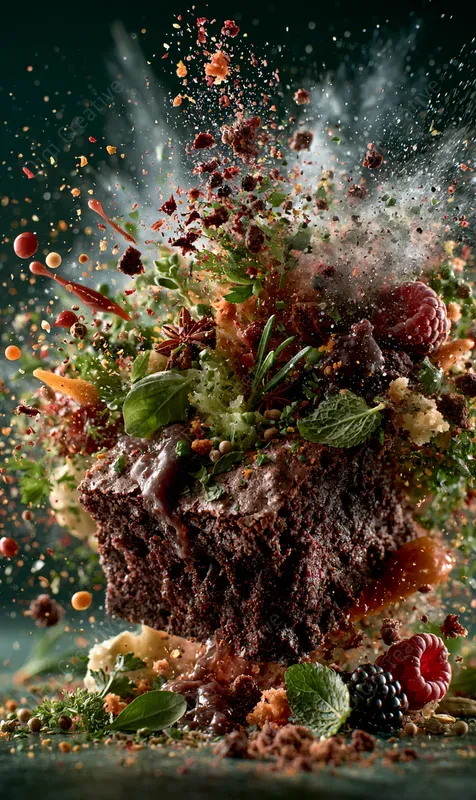 Explosive Gourmet Food Ads