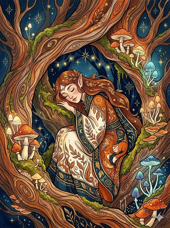 Fairytale Gouache Storybook Characters