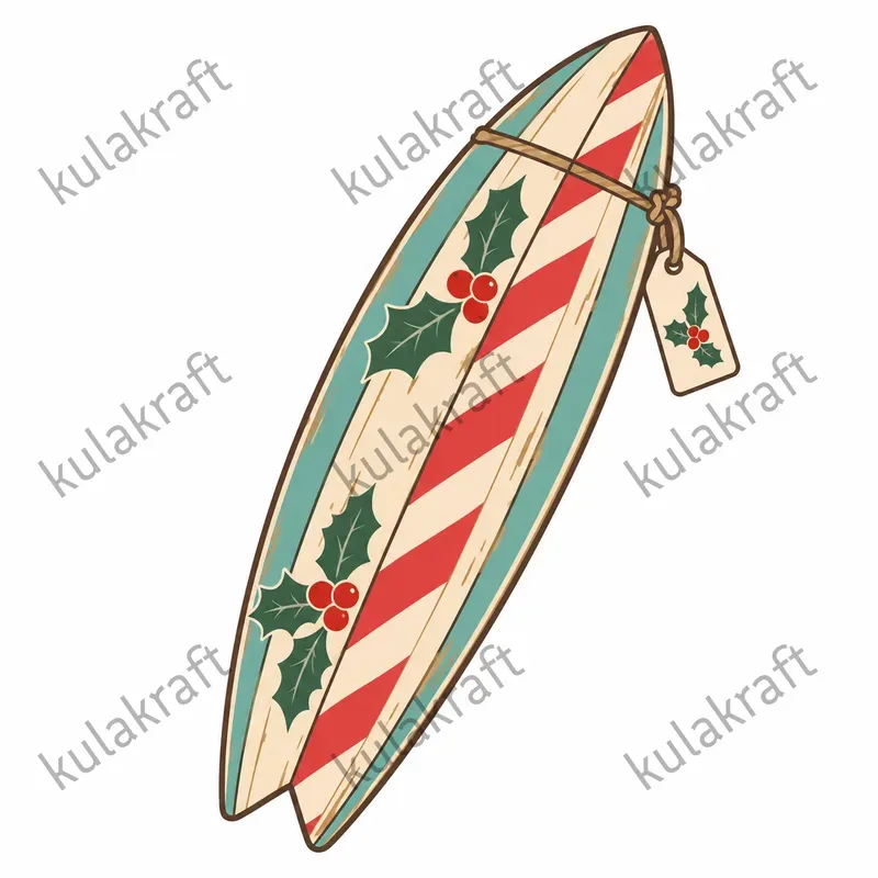 Coastal Christmas Clipart