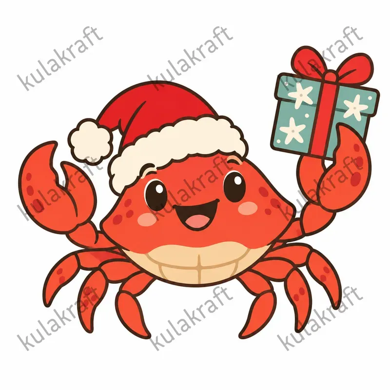 Coastal Christmas Clipart