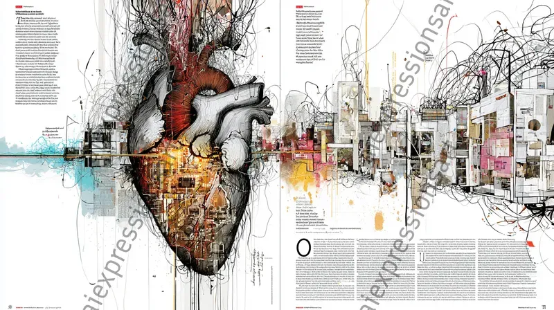 Avant Garde Editorial Article Headers
