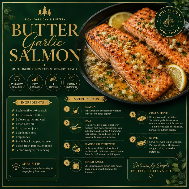 Modern Gourmet Recipe Infographics