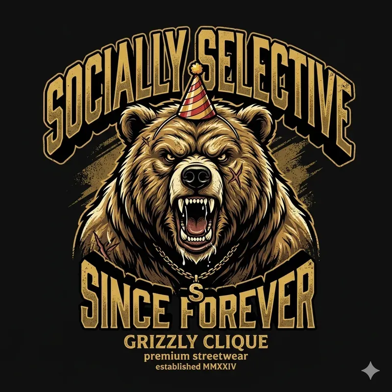 Savage Mascot Streetwear Tshirt Designs