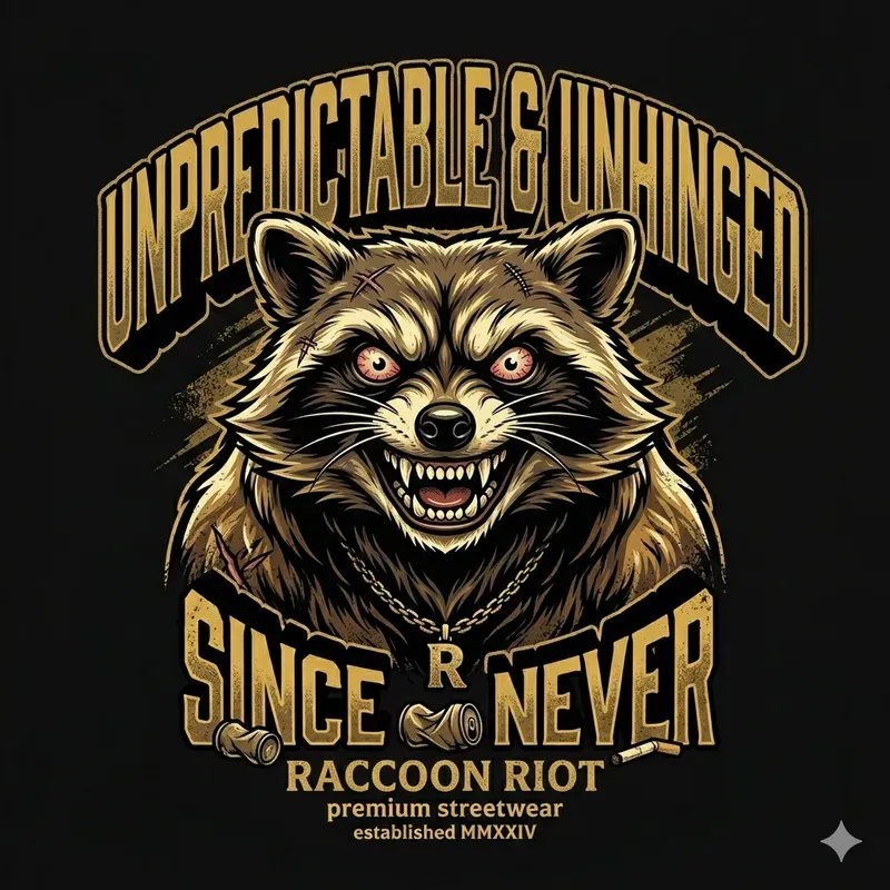 Savage Mascot Streetwear Tshirt Designs