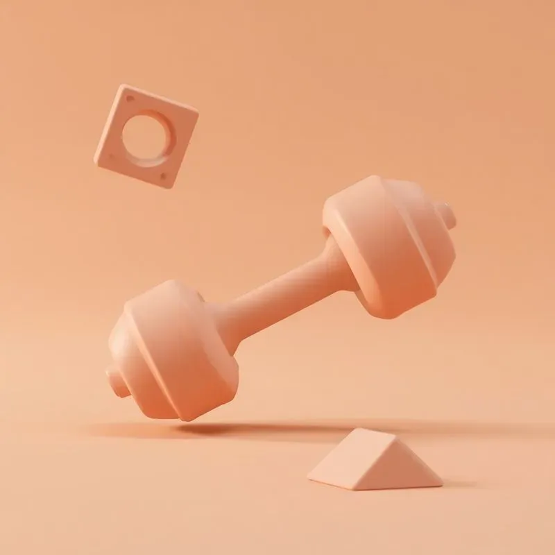 3D Minimalist Clay Sports Icons
