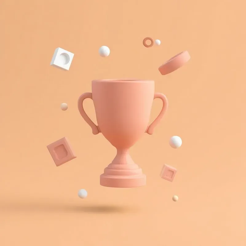 3D Minimalist Clay Sports Icons