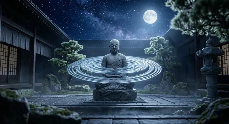 3D Inner Peace Buddhist Art