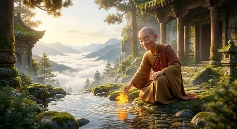 3D Inner Peace Buddhist Art