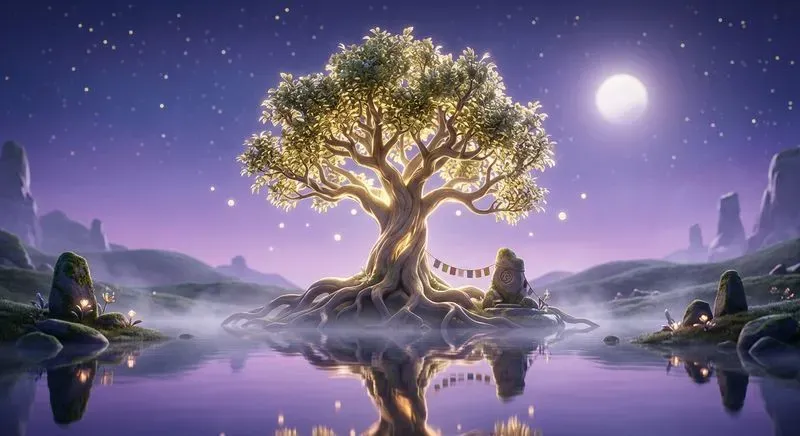 3D Inner Peace Buddhist Art