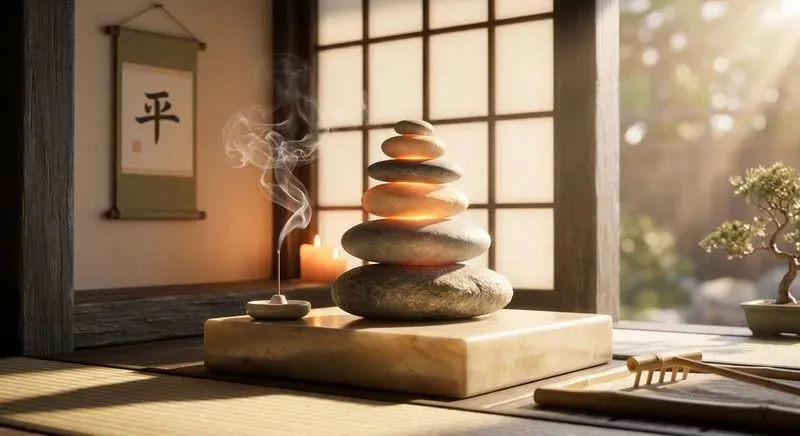 3D Inner Peace Buddhist Art