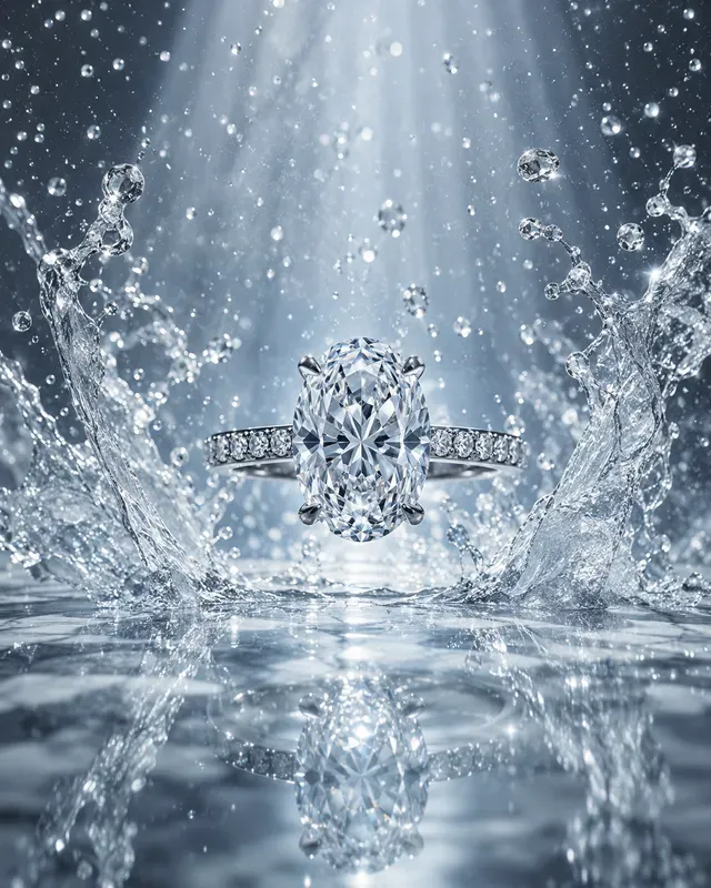 Luxury Diamond Jewelry Splash Ads