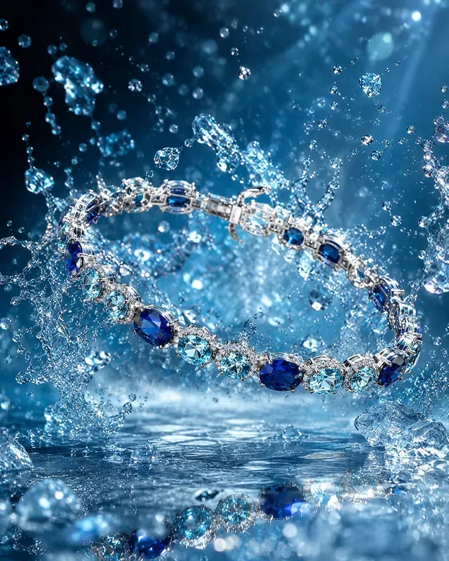 Luxury Diamond Jewelry Splash Ads