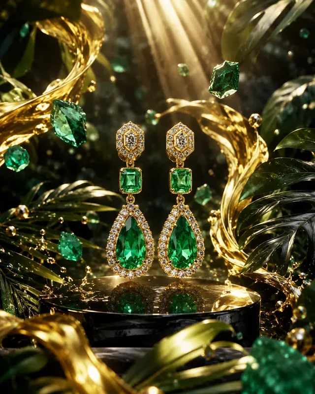 Luxury Diamond Jewelry Splash Ads