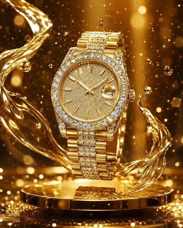 Luxury Diamond Jewelry Splash Ads