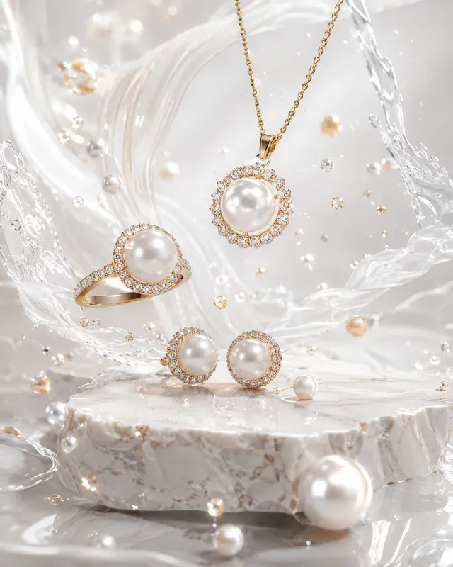 Luxury Diamond Jewelry Splash Ads