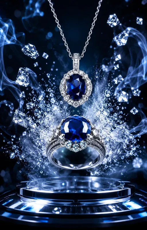 Luxury Diamond Jewelry Splash Ads