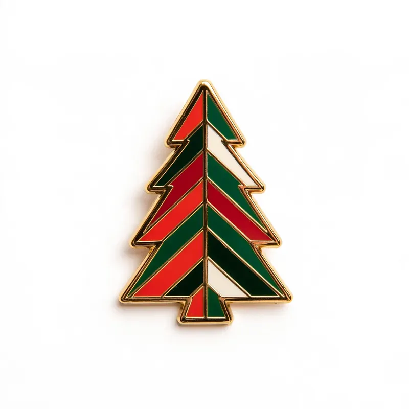 Enamel Pin Christmas Stickers