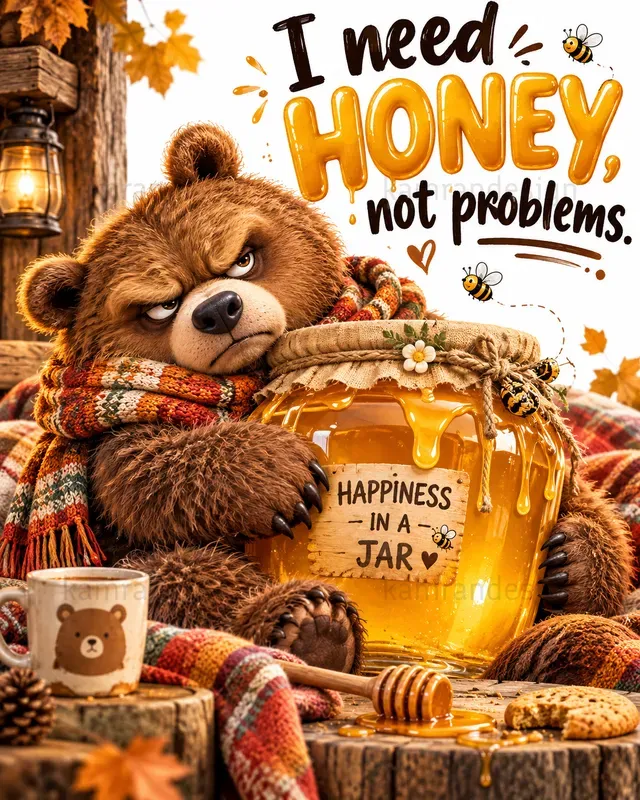 Funny Cozy Animal Posters