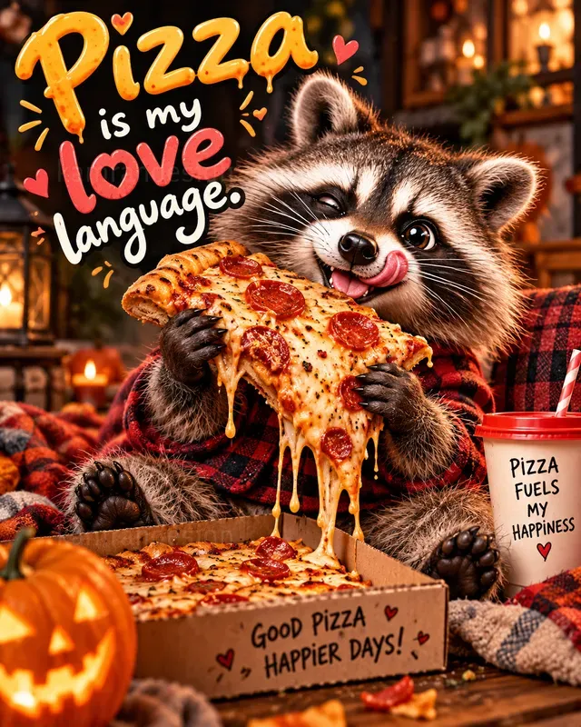 Funny Cozy Animal Posters