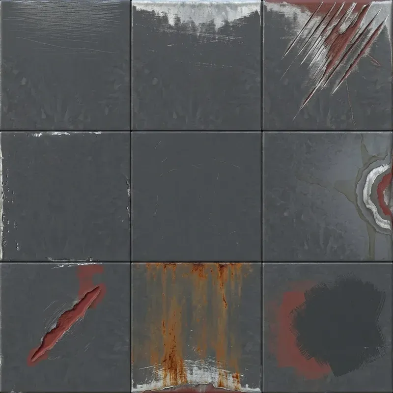 Modular Surface Damage Tiles