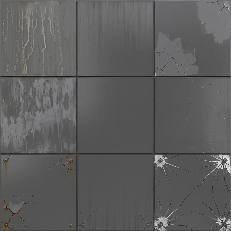 Modular Surface Damage Tiles