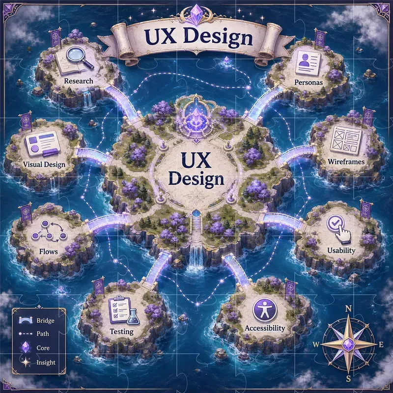 Fantasy Knowledge Map Infographics