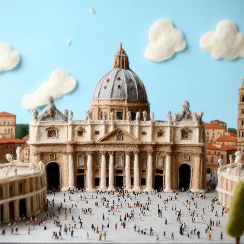 Felt Wool Landmarks