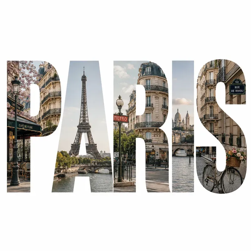 Iconic City Photo Typographies