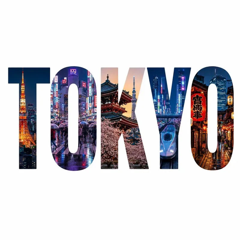 Iconic City Photo Typographies